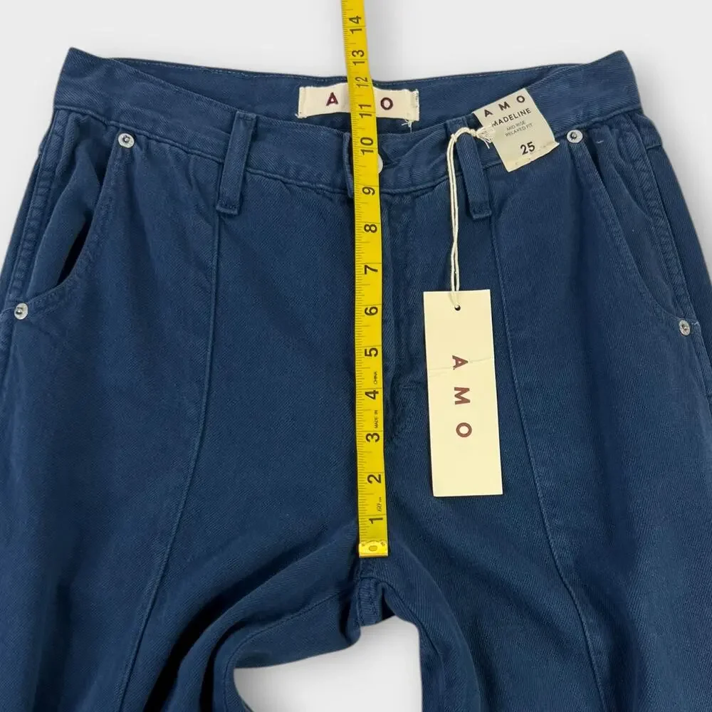 Anthropologie AMO Madeline Joggers in Neptune Size 25 NEW - Picture 11 of 11